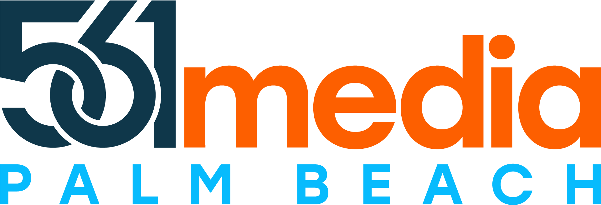 561 Media horizontal logo, full color